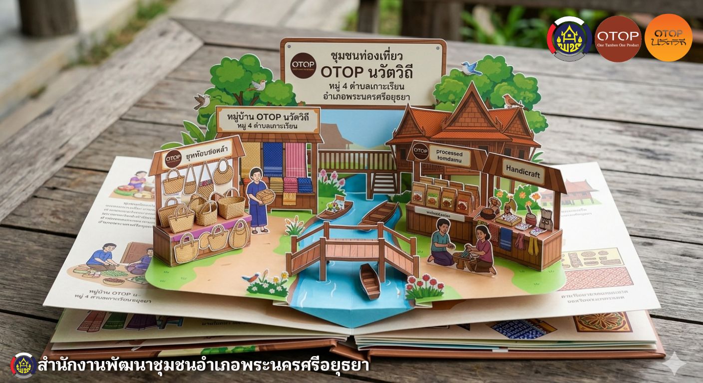 ✨สพอ.พระนครศรีอยุธยา ขอเชิญท่องเที่ยว ชอป ชม ชิม  วิสาหกิจชุมชนท่องเที่ยวเกาะเรียน