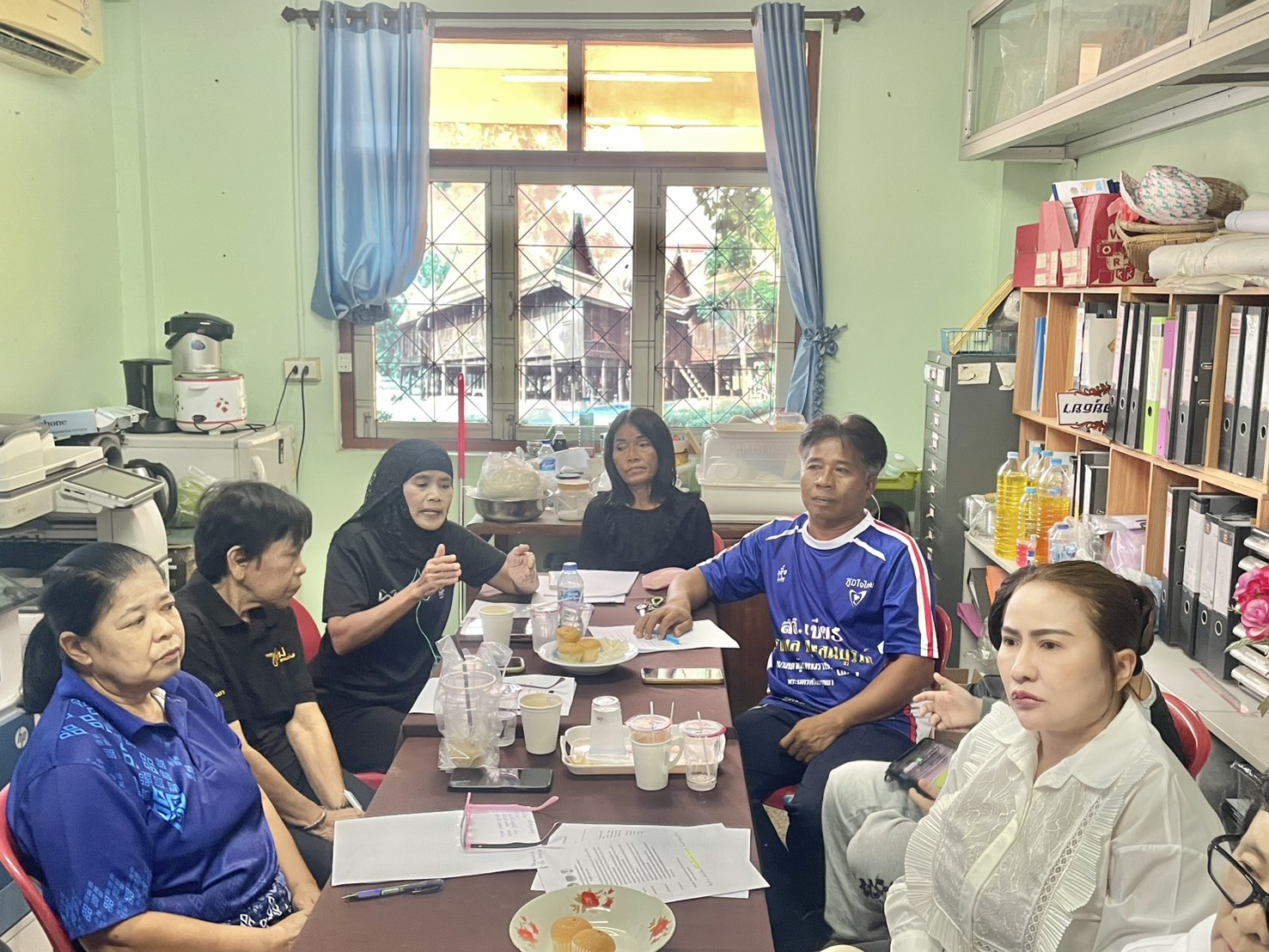 💖 สพอ.พระนครศรีอยุธยา 💖 จัดประชุมทบทวนคำสั่งแต่งตั้งคณะกรรมการเครือข่ายกองทุนแม่ของแผ่นดินระดับอำเภอ